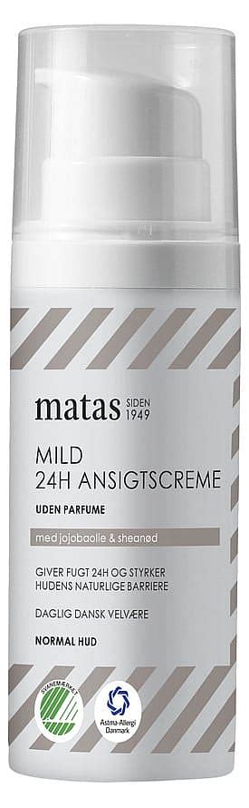 Mild 24H Ansigtscreme til Normal Hud Uden Parfume .